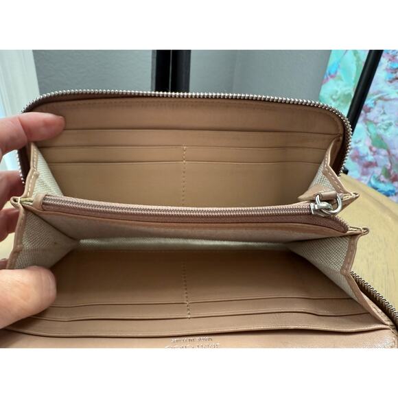 Jimmy Choo Filipa Star-Studded Wallet in Pearl Pink Stylish Fun | EUC - Picture 8 of 9